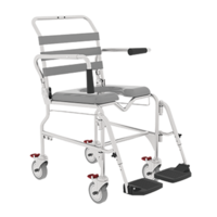 Aspire 460mm Swing Away Footrest Shower Commode 