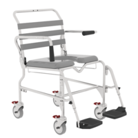 Aspire 530mm Swing Away Footrest Shower Commode 