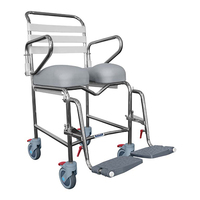 Kcare Maxi Shower Commode - Swing Away Foot rests