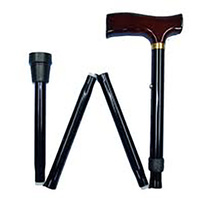 Walking Stick T Handle Folding 