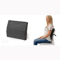 Back Form Chair Cushion - Lumbar & Lower Back Support Seat Cushion